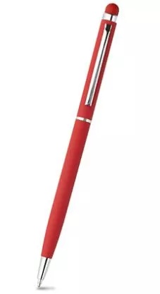 GIO Soft Rubber Touch Pen - czerwony