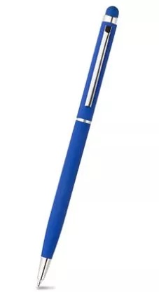 GIO Soft Rubber Touch Pen - niebieski