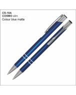 Metal pen COSMO SLIM CS-10A blue