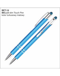 Długopis BELLO Touch Pen BET-14 turkusowy