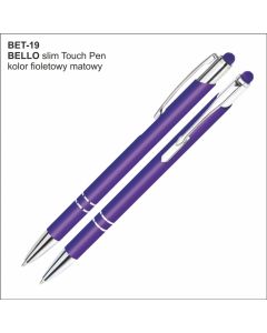 Długopis BELLO Touch Pen BET-19 fioletowy