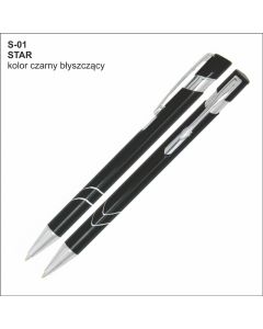 Długopis STAR S-01 czarny