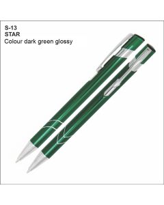 Długopis STAR S-13 dark green
